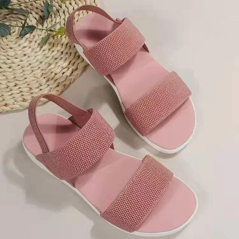 Sandália Feminina Flatform com Tiras